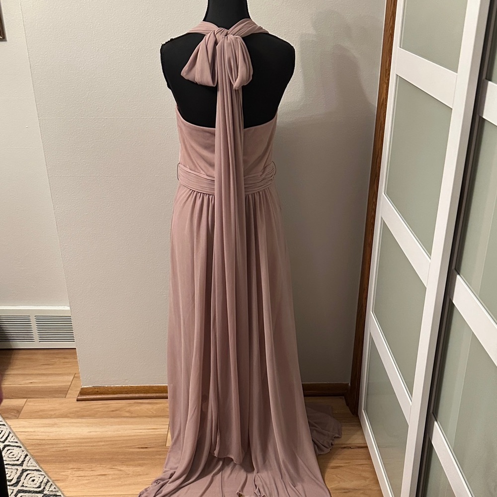 Birdy Grey Mauve multi-way Maxi Dress Bridesmaid - Picture 6 of 11